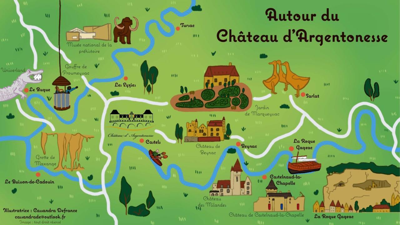 Chateau D'Argentonesse Castels Eksteriør bilde
